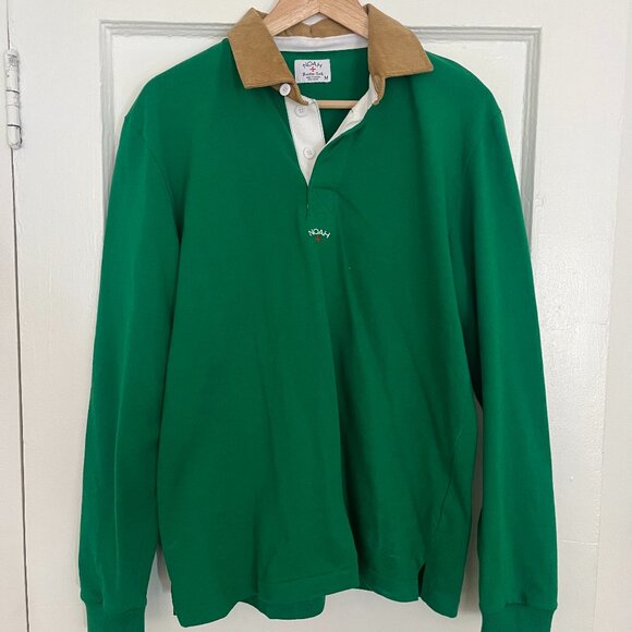 Noah NYC Other - Green Noah Rugby with Corduroy Collar